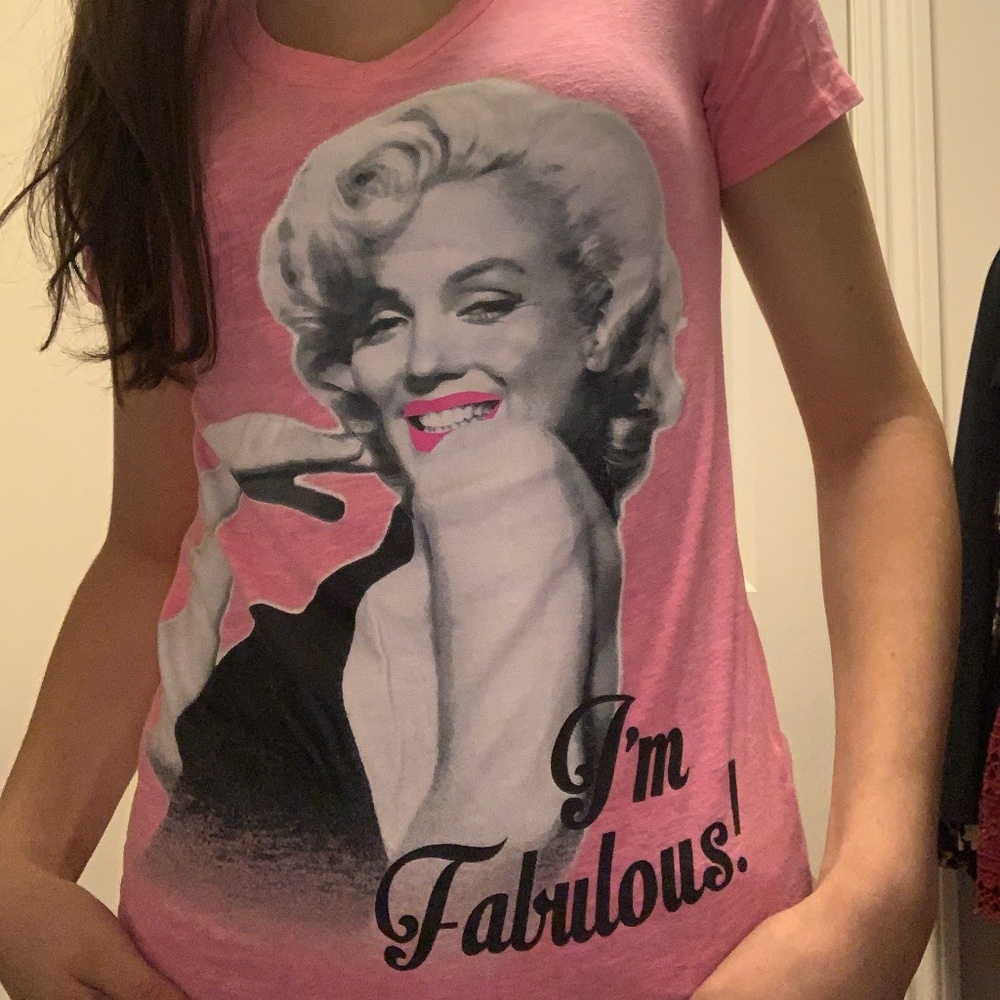 Neon Pink Marilyn Monroe Tee